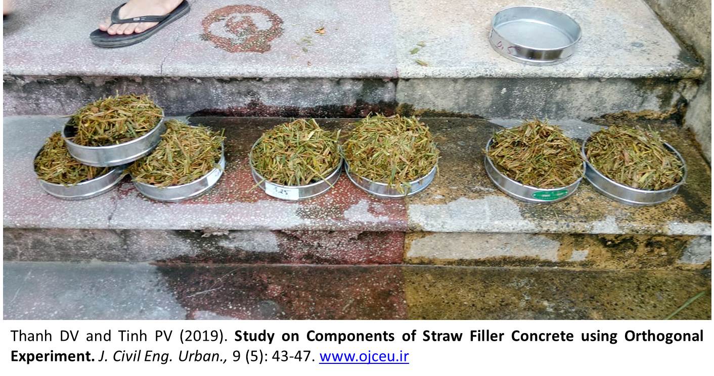 Components_of_Straw_Filler_Concrete_using_Orthogonal_Experiment